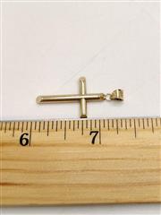 14K Yellow Gold Cross Pendant .93G